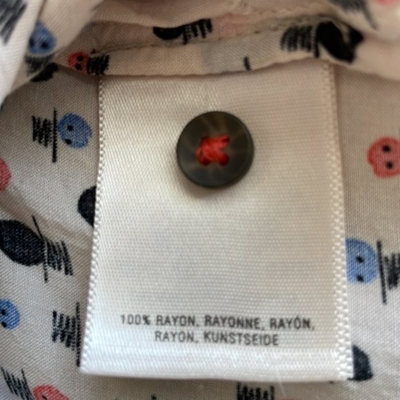 Anthropologie Maeve Patterned Top Sz 8 - Picture 9 of 9